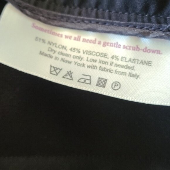 MM. LAFLEUR STRETCH KNIT CROPPED FITTED BLAZER JACKET SCULPTED CUTAWAY NECK sz 2 - Picture 6 of 6